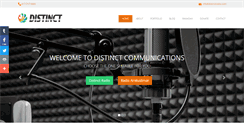 Desktop Screenshot of distinctradio.com